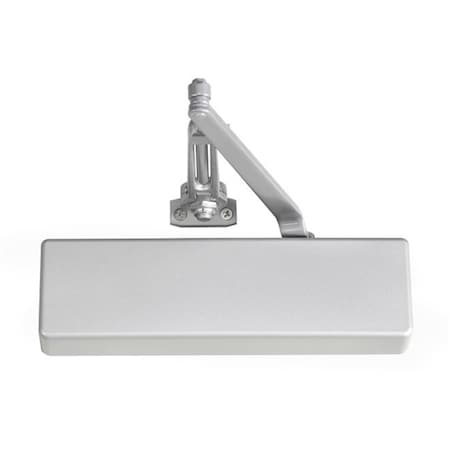 Pg Perfect Adjustable Hold Open Heavy Duty Surface Mount Door Closer with Sex Nuts, Aluminum PG2001734